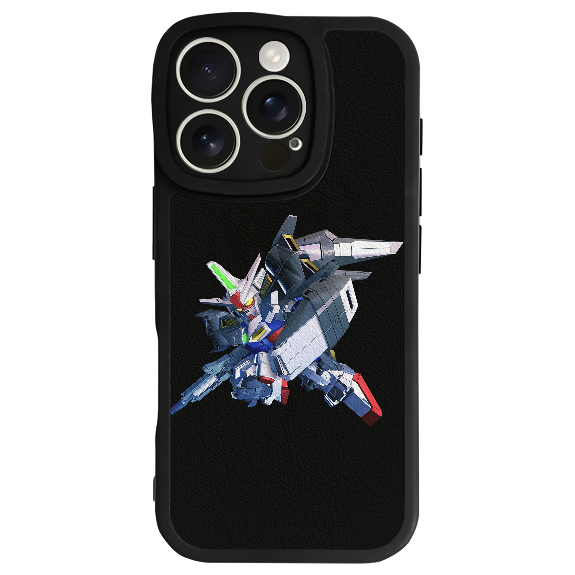 （画像用） 機動戦士ガンダム Mobile Suit Gundam 【iPhone 16シリーズ対応】シリコンスマホケース（レザー調） 材質：シリコン